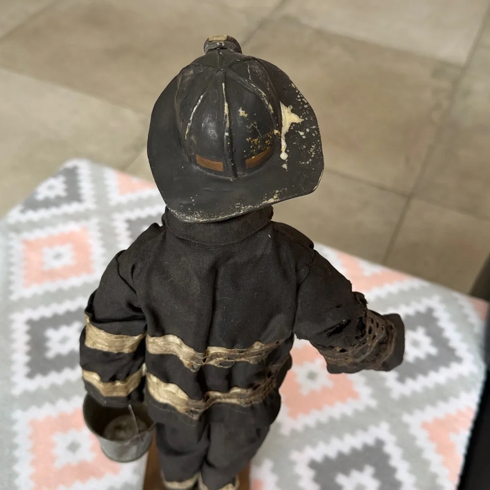 Vintage Firefighter Figurine 18” tall - Picture 9 of 11